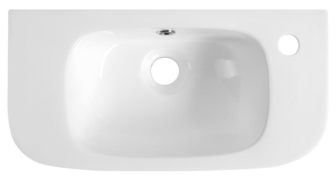 KIA umywalka ceramiczna 49x25cm, biały