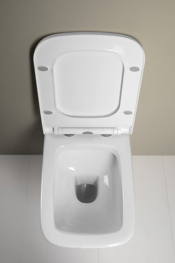 SPAZIA WC misa wisząca, 34x53cm, biały