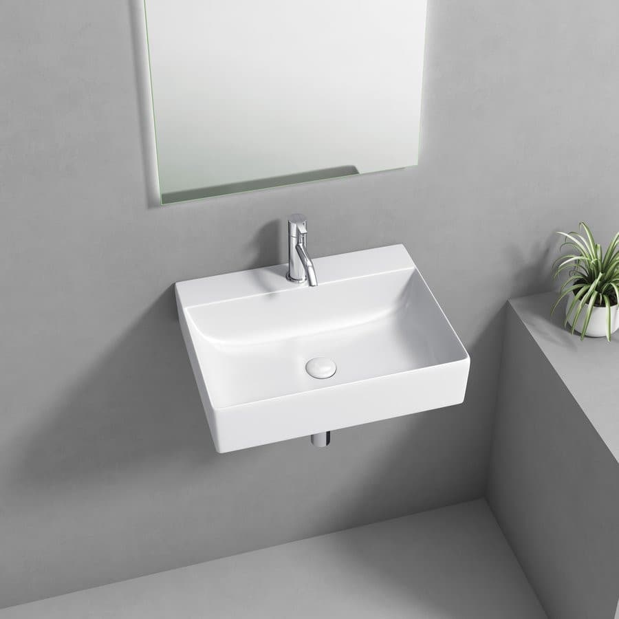 SOYO umywalka ceramiczna 46x36cm, biały