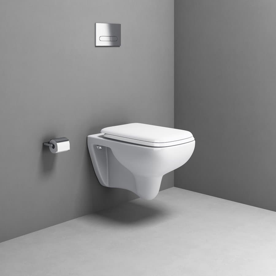 SPAZIA WC misa wisząca, 34x53cm, biały