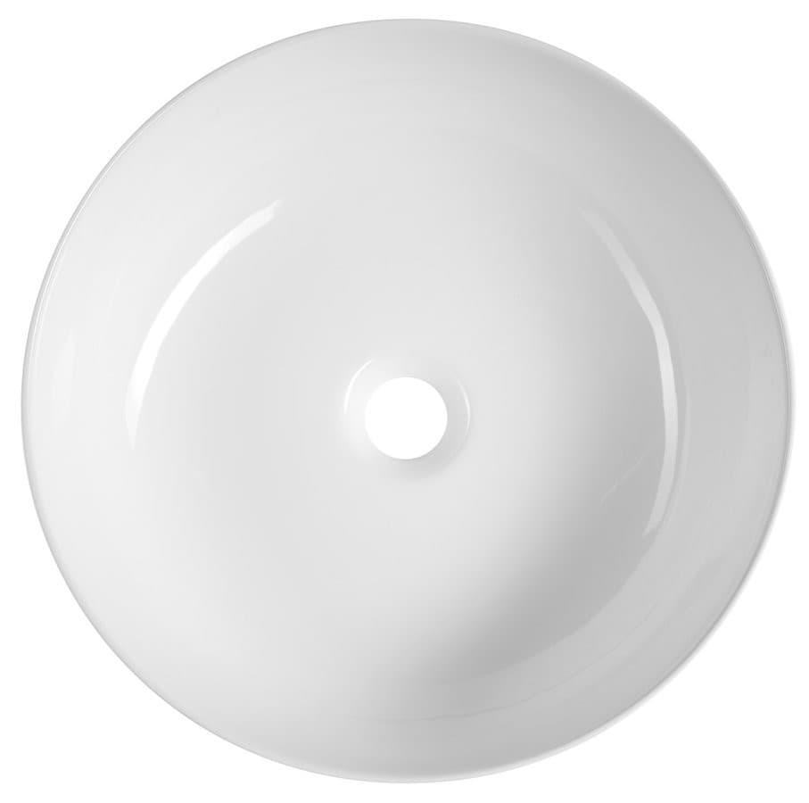 RONDEA umywalka ceramiczna nablatowa średnica 41cm, biały