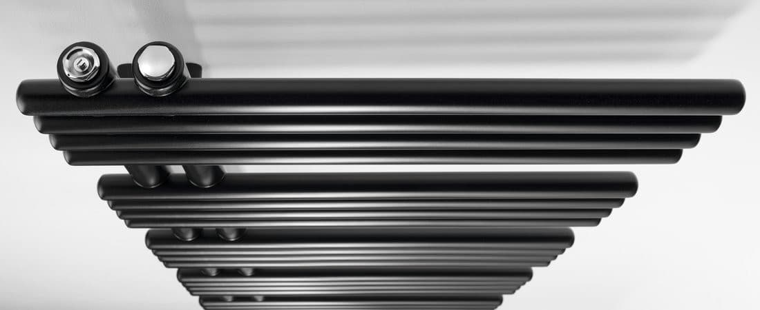 NYMPHA grzejnik łazienkowy 500x1250mm, czarny mat