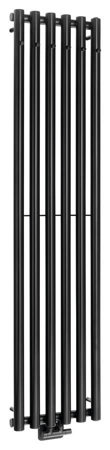 PILON grzejnik łazienkowy 418x1800mm, 6 wieszaki, czarny mat