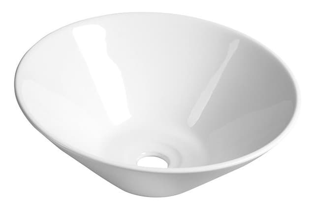 COMILLAS umywalka ceramiczna nablatowa 42x15 cm, biała