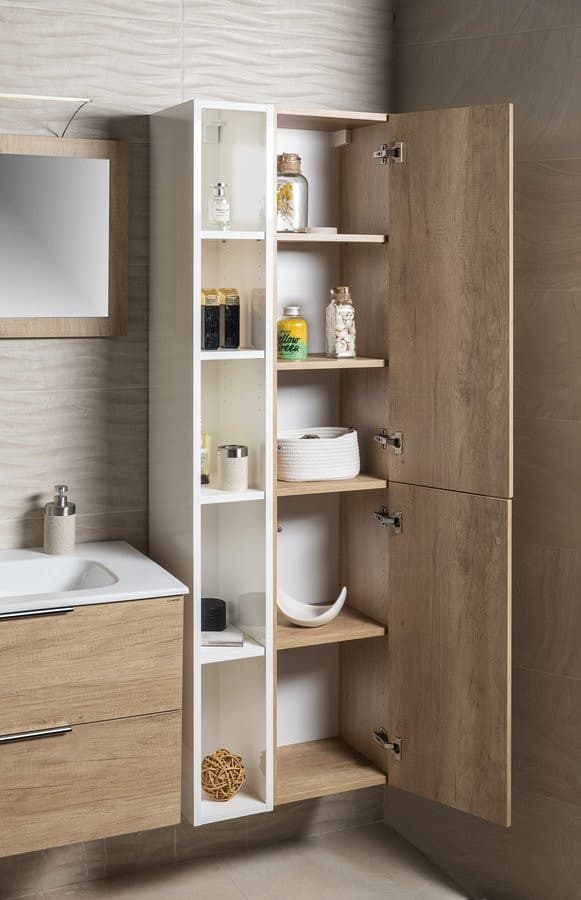 ESPACE szafka 35x172x32cm, 2 drzwiczki, lewy/prawy, dąb cuneo