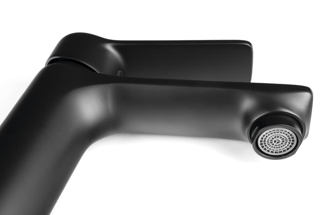 SINTRA bateria umywalkowa stojąca, czarny mat