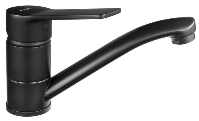 SINTRA bateria umywalkowa z obrotową głowicą, czarny mat