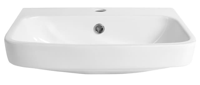 VIBRANT umywalka ceramiczna 46x33cm, biały