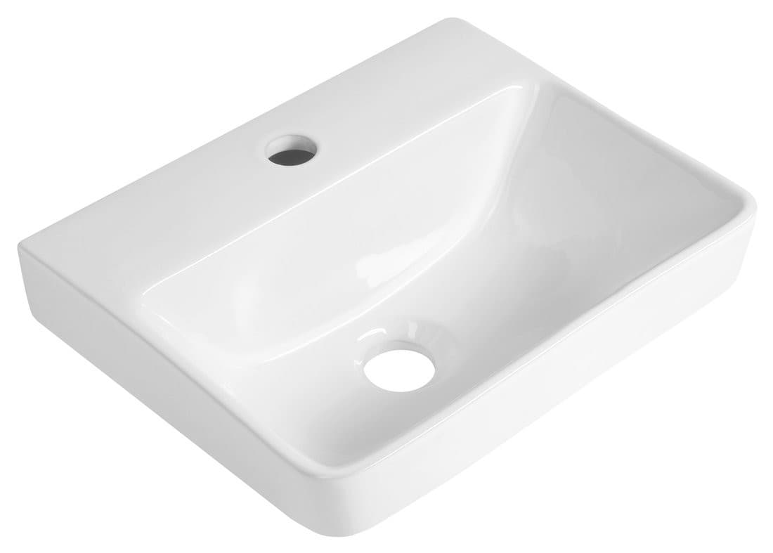 VIBRANT umywalka ceramiczna 36x30cm, biały
