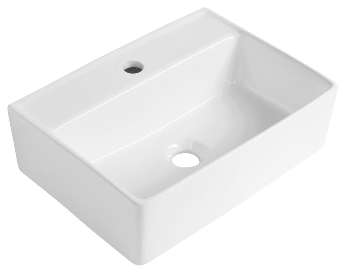 ZIPSER umywalka ceramiczna 43x32cm, biały