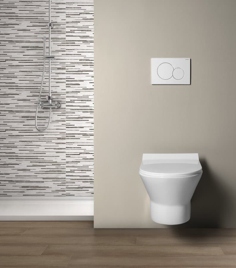 IMOGEN WC wiszące, Rimless, 36x50cm, biały