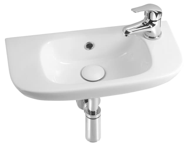 KIA umywalka ceramiczna 49x25cm, biały