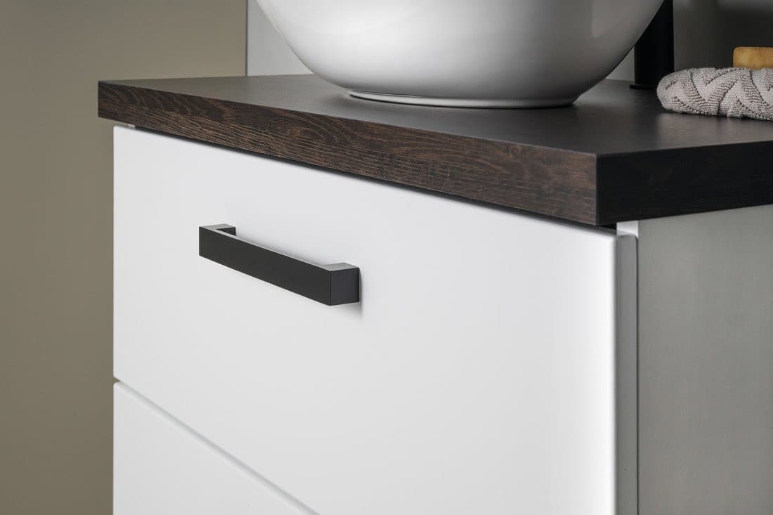 VEGA blat umywalkowy 97,5x45cm, dąb czarny