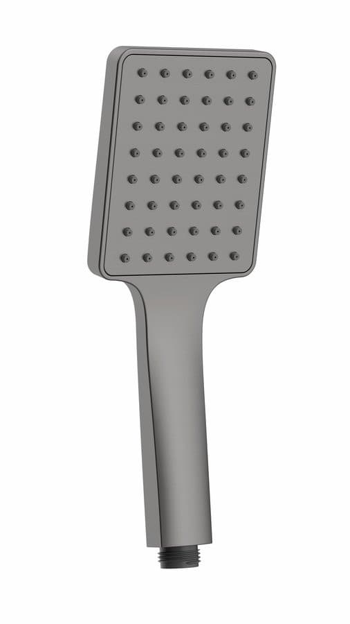 Słuchawka prysznicowa, 245mm, silikonowe dysze, ABS/gun metal