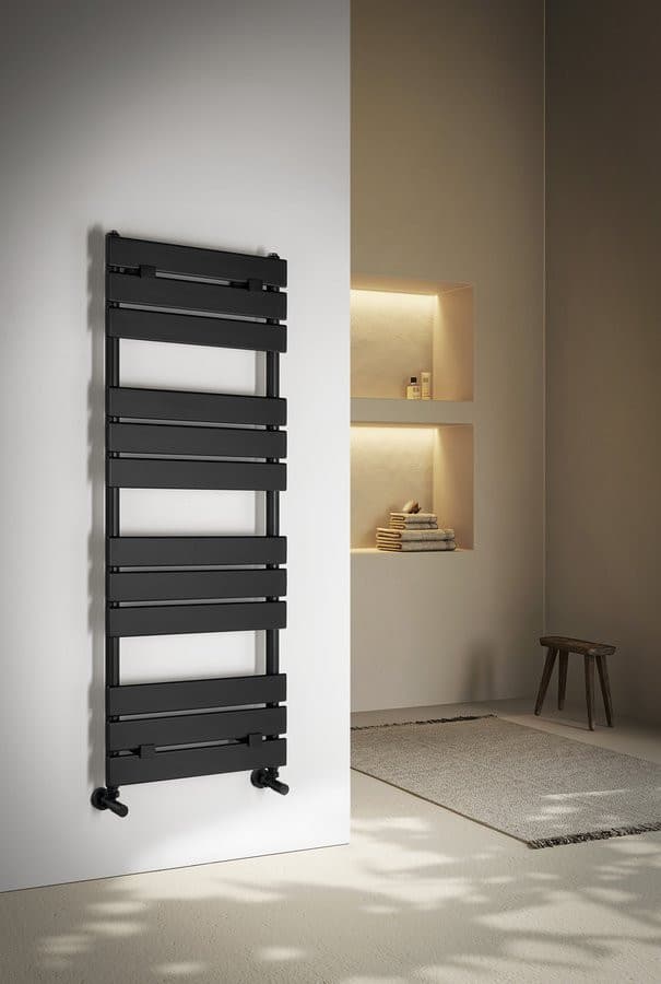 BONDECO grzejnik łazienkowy 500x1266mm, czarny mat
