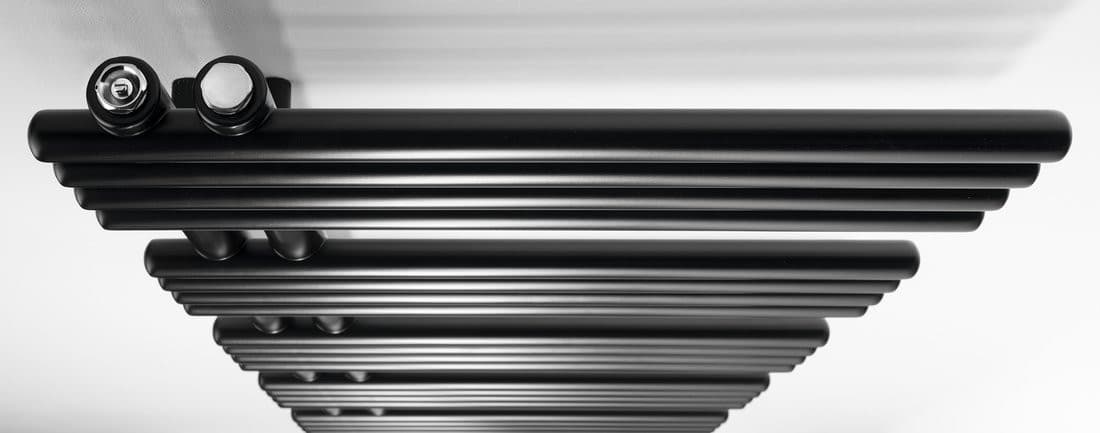 NYMPHA grzejnik łazienkowy 500x1520mm, czarny mat