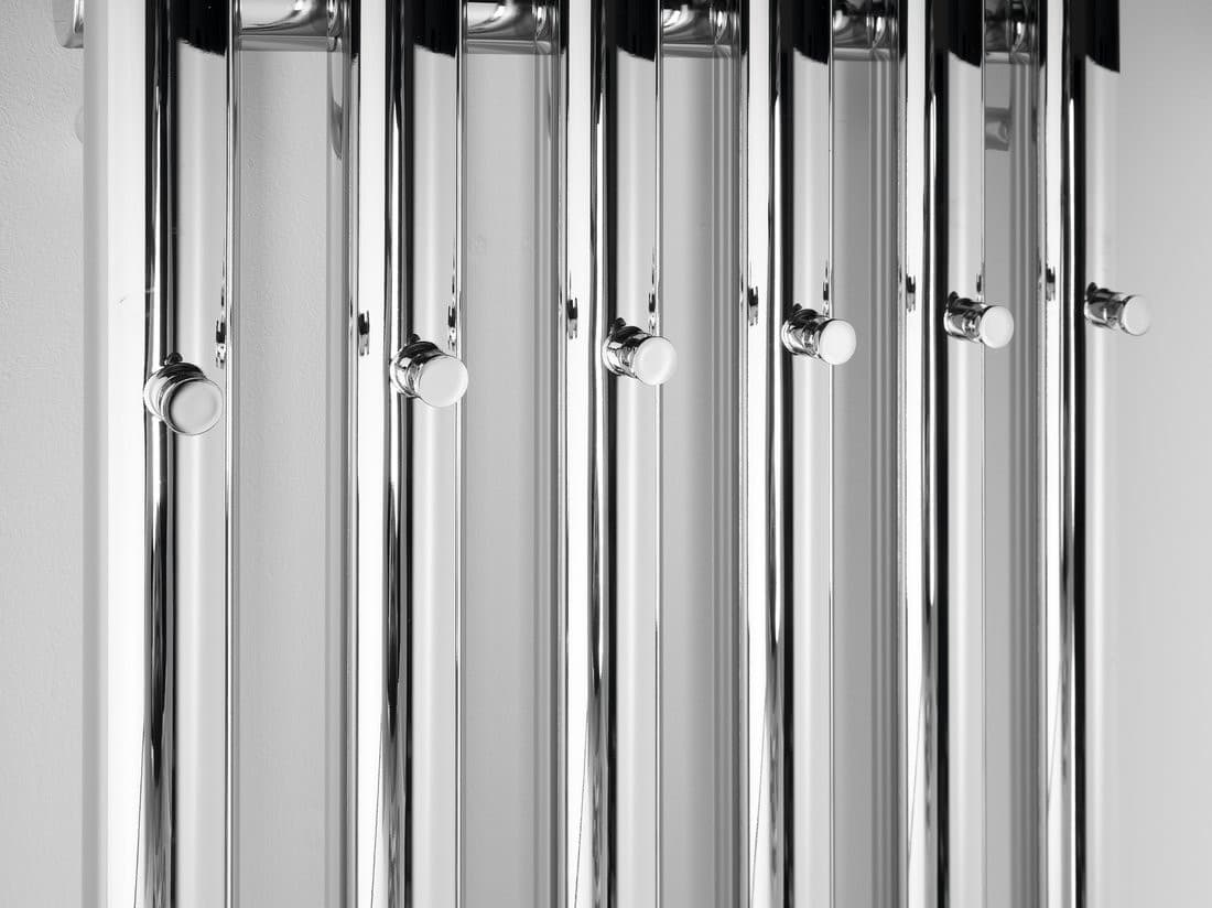 PILON grzejnik łazienkowy 418x1800mm, 6 wieszaki, chrom