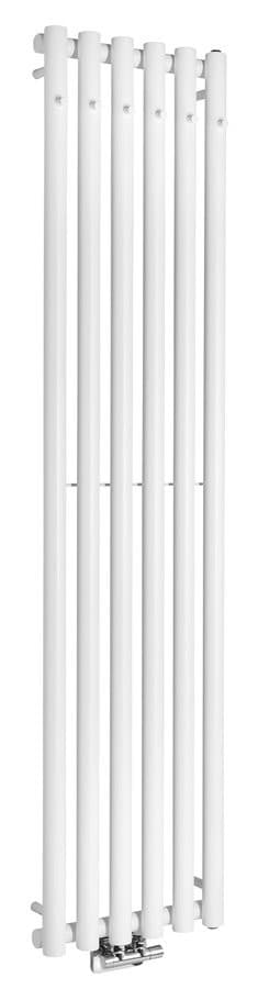 PILON grzejnik łazienkowy 418x1800mm, 6 wieszaki, biały mat
