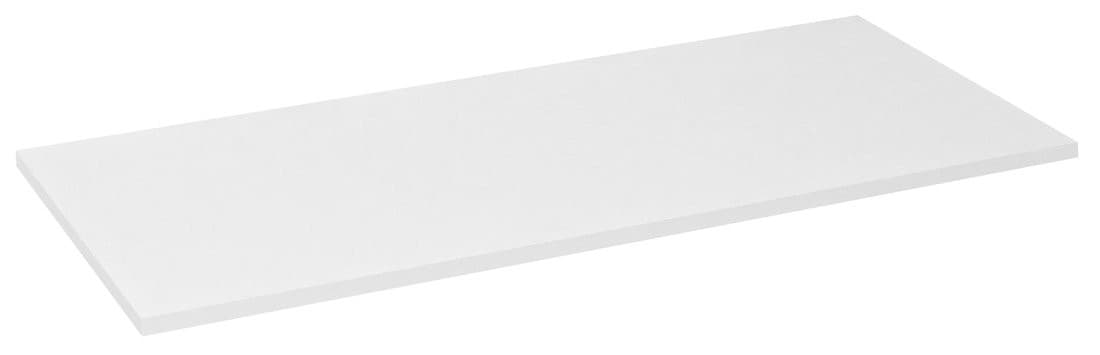 Blat DTDL 119,6x1,8x46,5cm, biały połysk