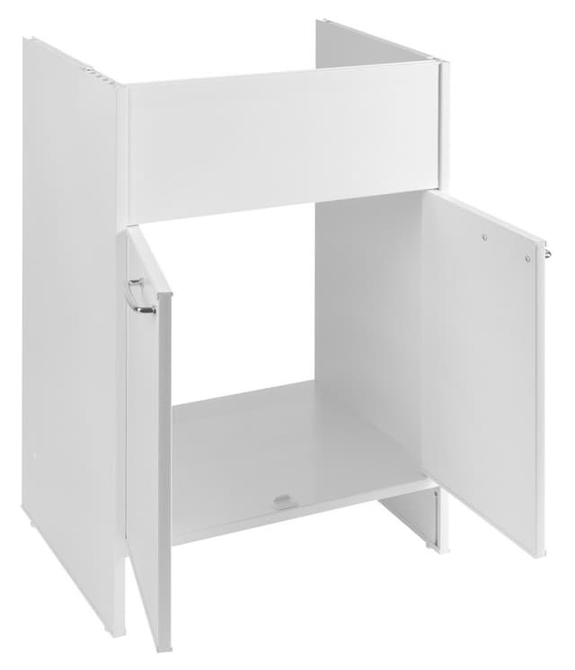 Szafka pod zlew 58,2x78x38,3cm, plastik, biały