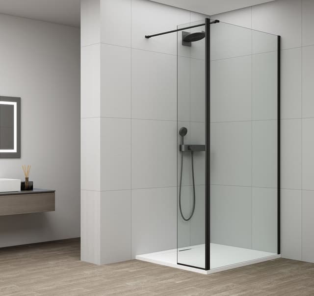 ESCA Panel obrotowego do stałe szkło, 300mm, czarny mat