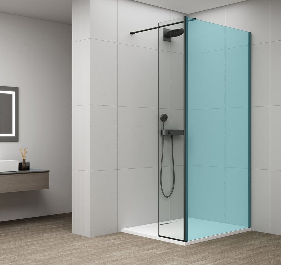 ESCA panel obrotowego do stałe szkło , 600mm, czarny mat