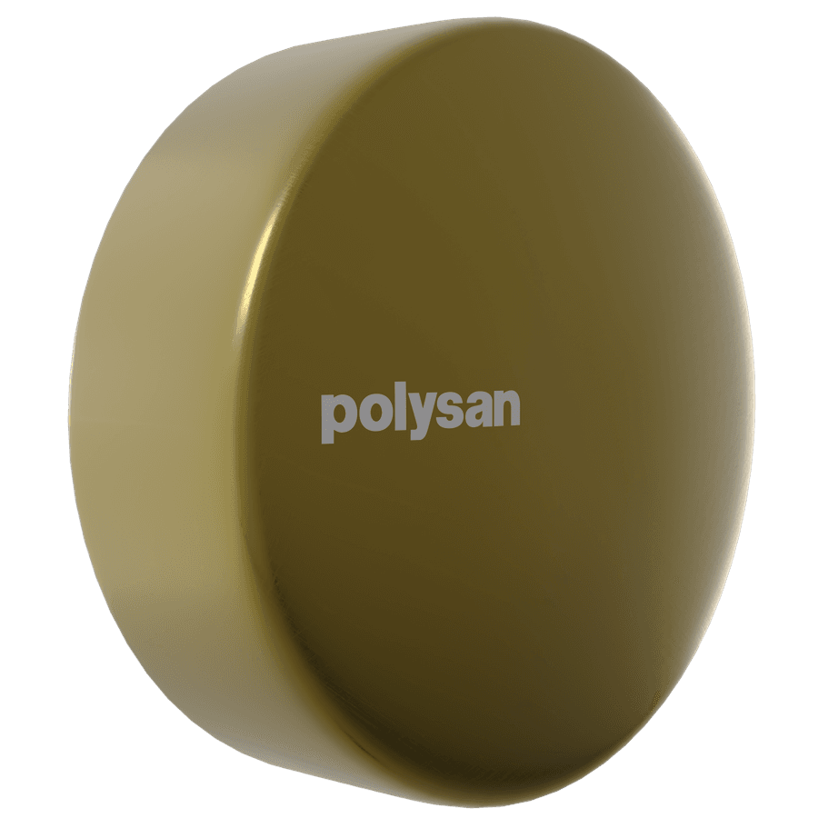 Pokrętło przelewu zestawu odpływowego, złoto mat