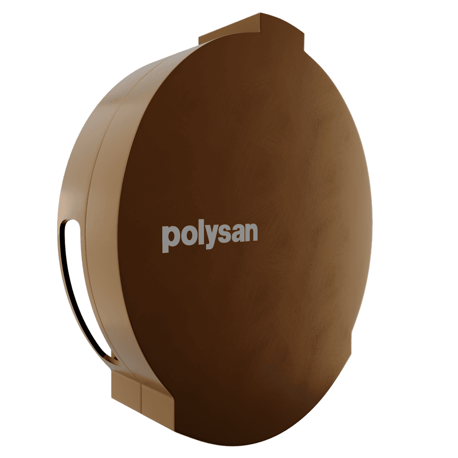 Pokrętło przelewu zestawu odpływowego, miedź mat