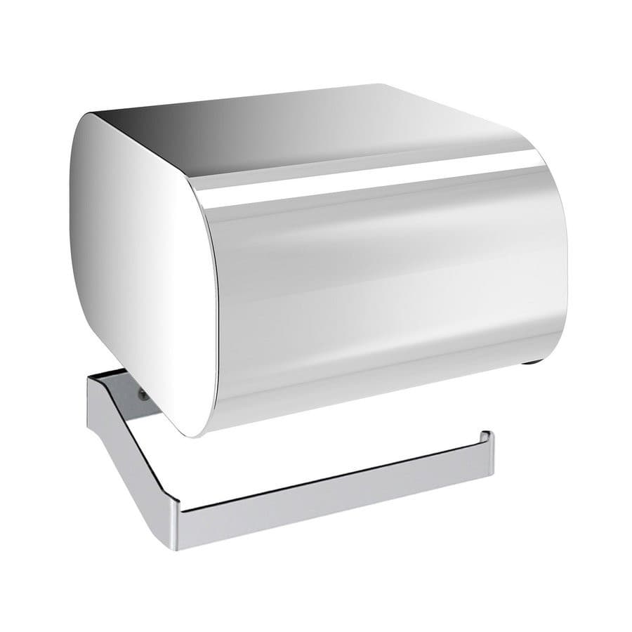 OUTLINE wieszak na papier toaletowy z klapką, chrom