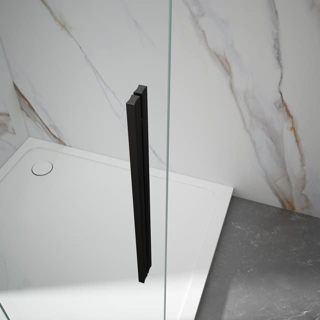 SPIRIT BLACK kabina prysznicowa 1000x800mm wariant L/P