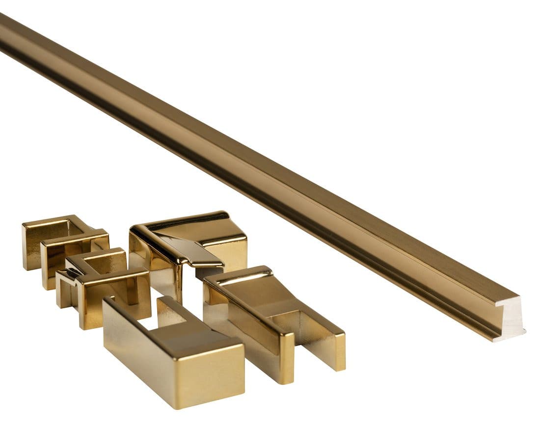 TRINITY listwa przelewowa, złoto mat