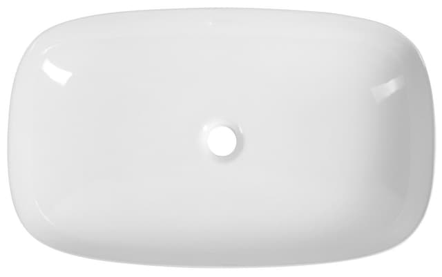 MATTEO umywalka ceramiczna nablatowa 65x40cm, biały