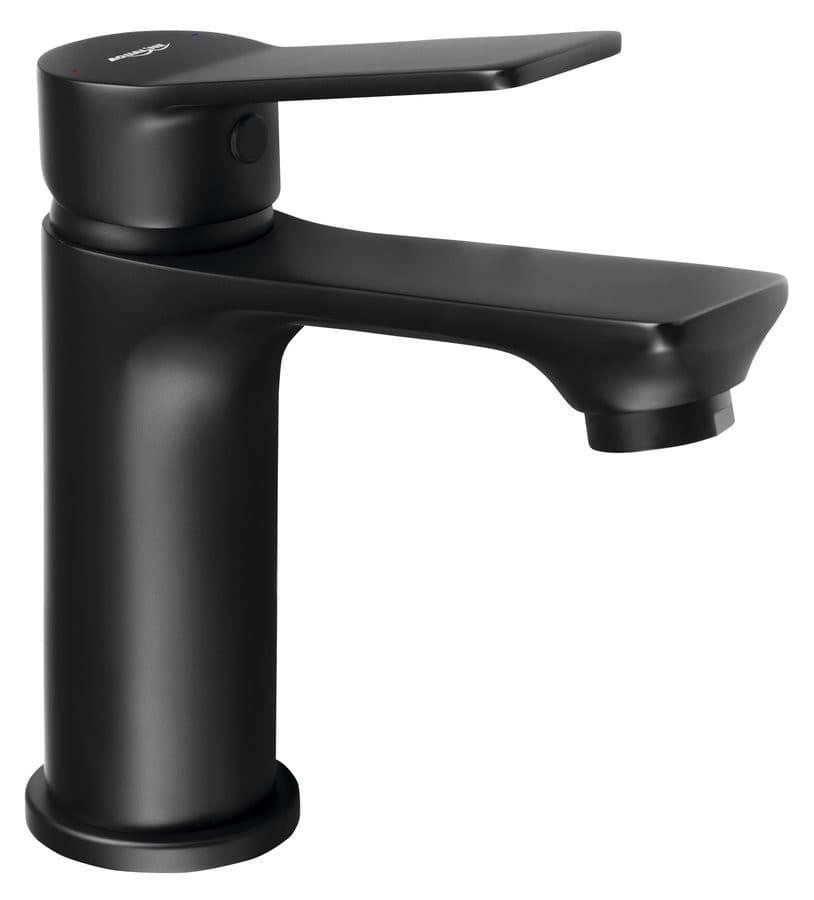 SINTRA bateria umywalkowa stojąca, czarny mat