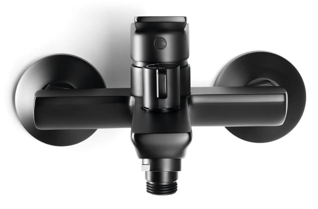 SINTRA bateria wannowa ścienna, czarny mat