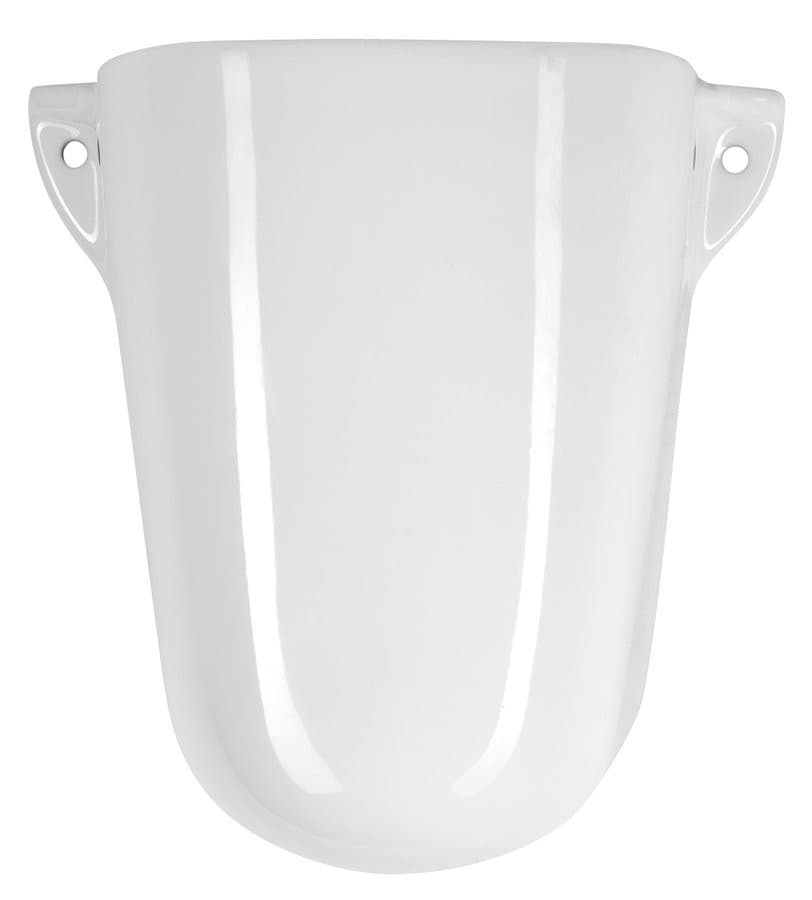 SPIRAL ceramiczna pokrywa syfonu, półkolumna, biały