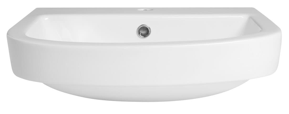 VIBRANT umywalka ceramiczna 51x42cm, biały