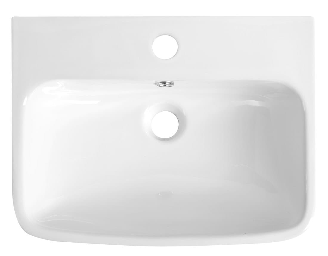 VIBRANT umywalka ceramiczna 46x33cm, biały