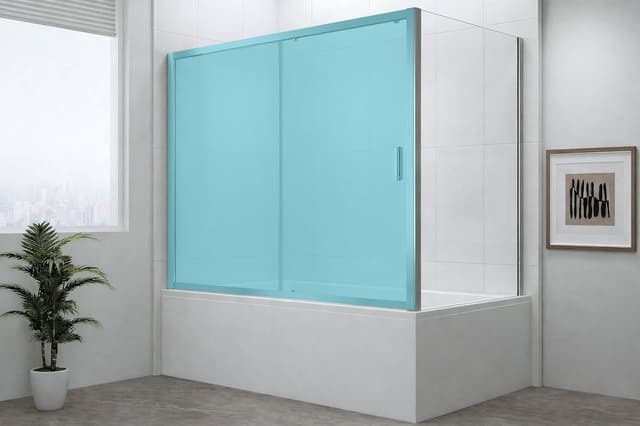 DEEP ścianka boczna 800x1650mm, szkło czyste