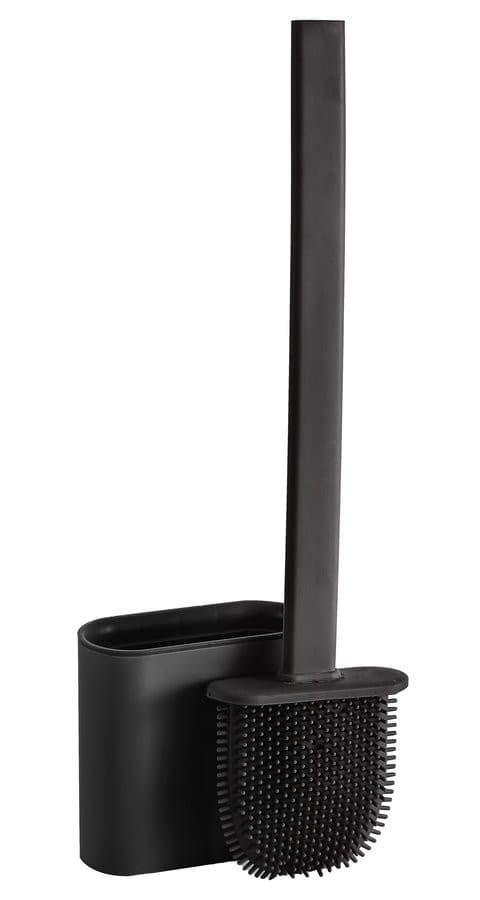 Szczotka WC, sylikonowa stojąca/ścienna,