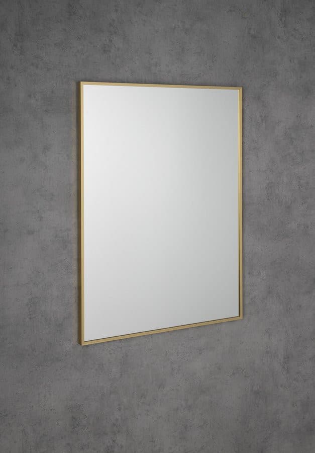 NOTION SLIM lustro w ramie, 60x80cm, złoto mat