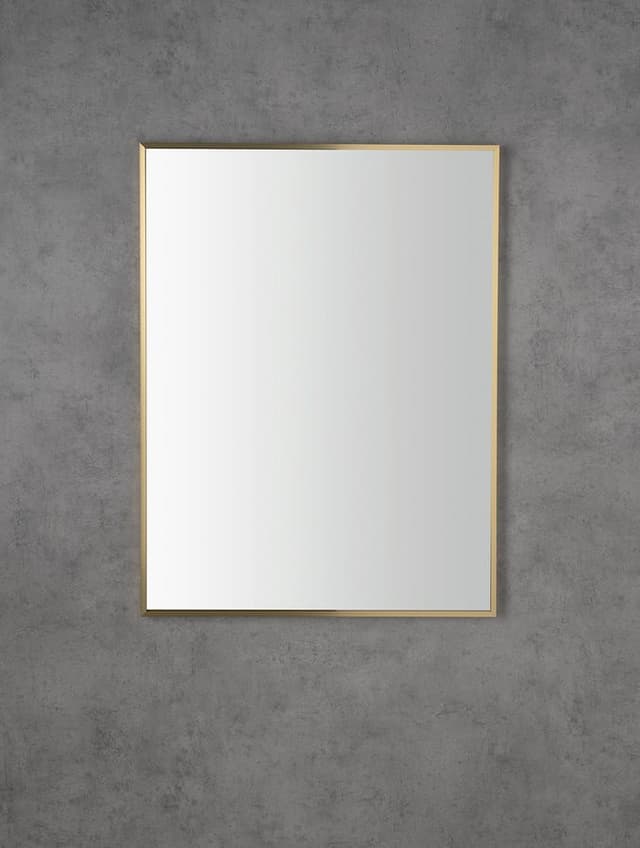 NOTION SLIM lustro w ramie, 60x80cm, złoto mat