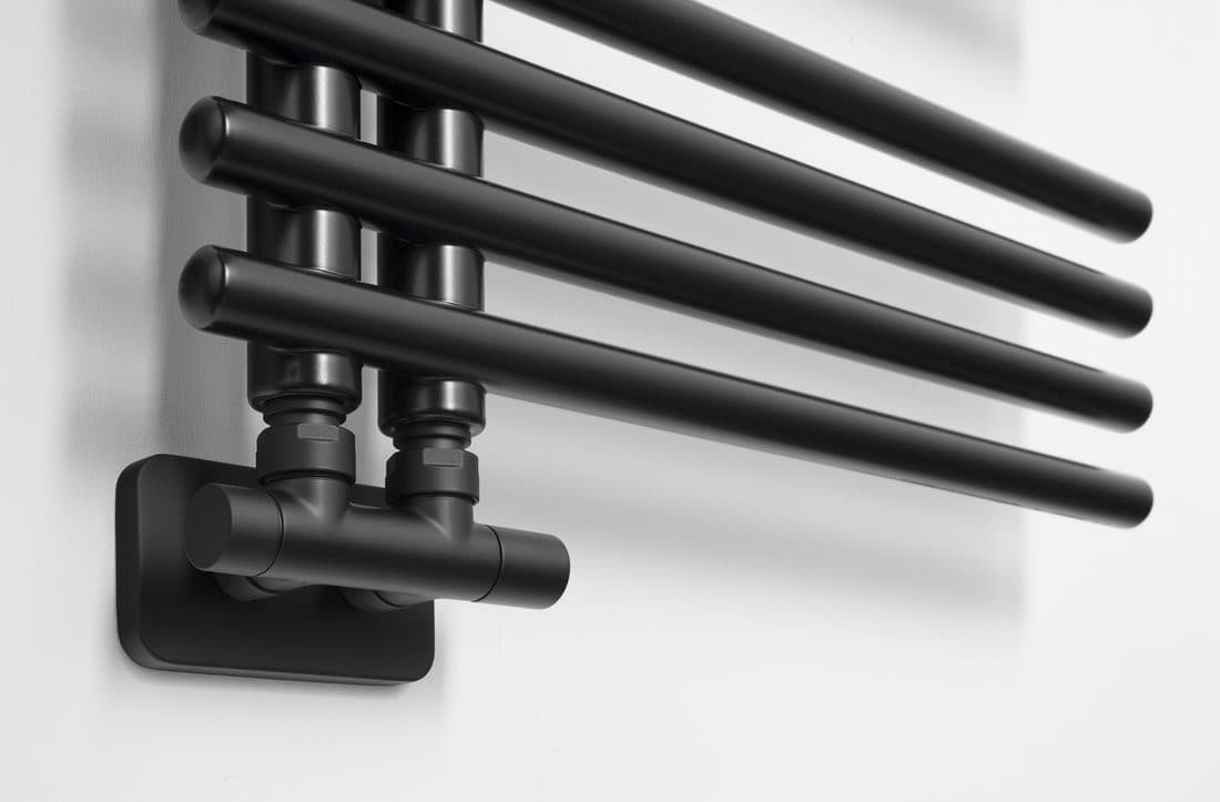 NYMPHA grzejnik łazienkowy 500x1520mm, czarny mat