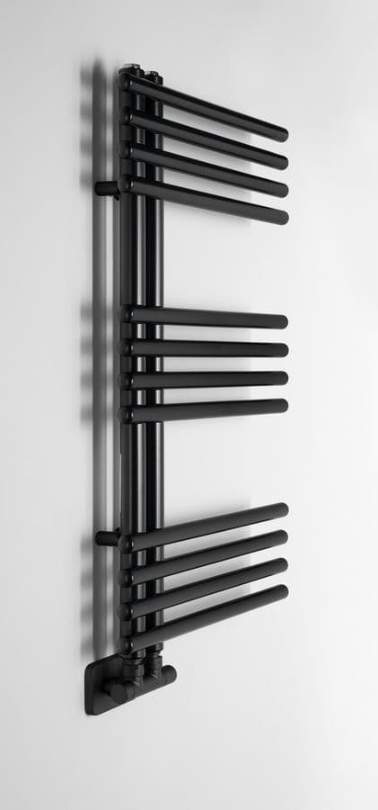 NYMPHA grzejnik łazienkowy 500x800mm, czarny mat