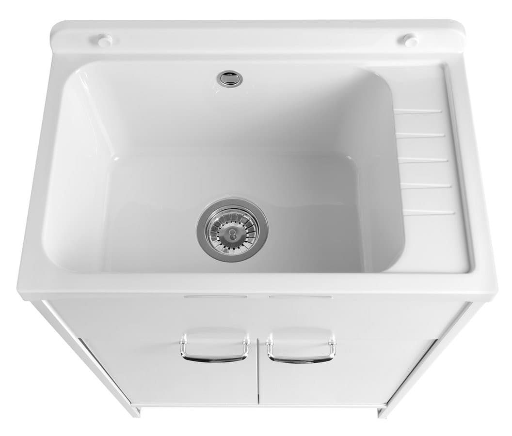 Szafka pod zlew 58,2x78x38,3cm, plastik, biały