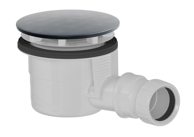 Syfon do brodzików, średnica 90mm, DN40, maskownica gun metal