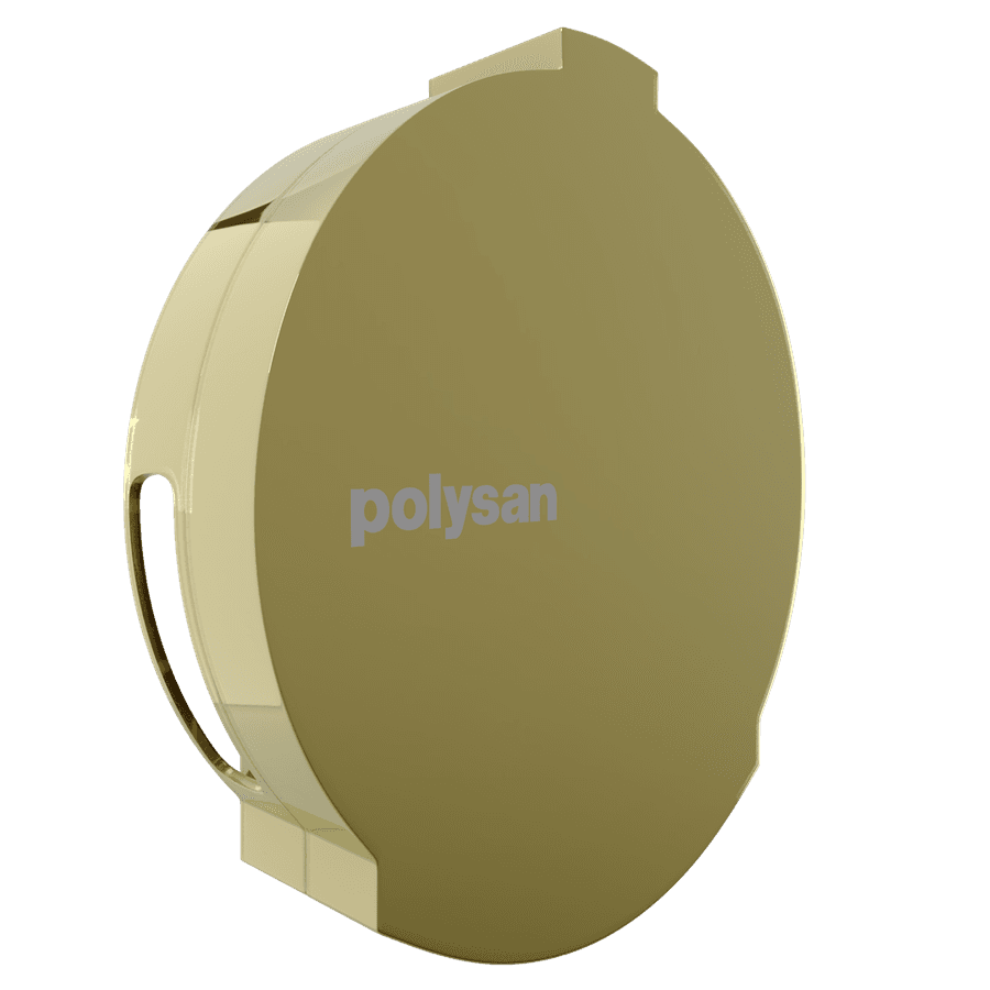 Pokrętło przelewu zestawu odpływowego, złoto