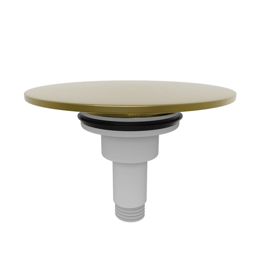 Korek zapasowy do zestawu odpływowego, klik-klak, złoto mat