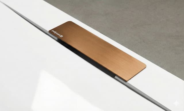 KAZUKO syfon brodzikowy, DN40, maskownica miedź mat