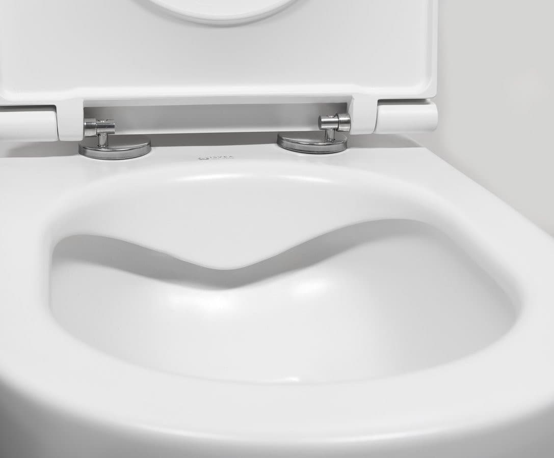 INFINITY miska WC wisząca, Rimless, 36,5x53cm, biały mat