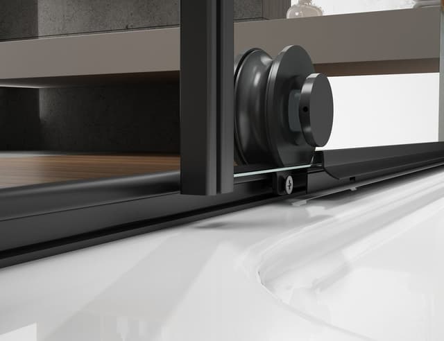 SPIRIT BLACK kabina prysznicowa 1100x1000mm wariant L/P